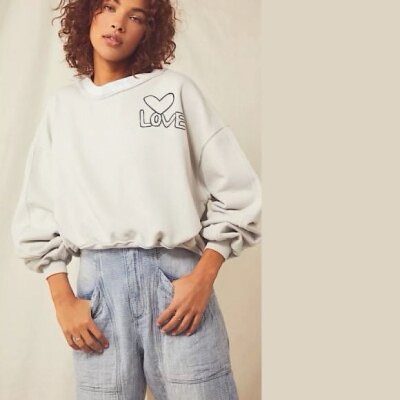 We The Free Sweaters - Free People Love Graphic Women's Sweater
